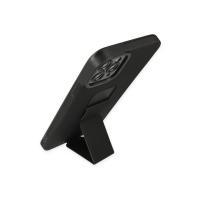 Newface iPhone 11 Pro Max Kılıf Mega Standlı Silikon - Siyah