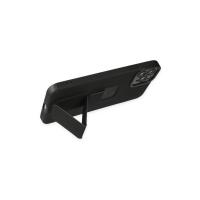 Newface iPhone 11 Pro Max Kılıf Mega Standlı Silikon - Siyah