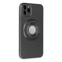 Newface iPhone 12 Pro Max Kılıf Lukka Magneticsafe Kapak - Siyah