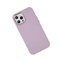 Newface iPhone 12 Pro Max Kılıf Asya Deri Silikon - Lila