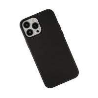Newface iPhone 13 Pro Kılıf Asya Deri Silikon - Siyah