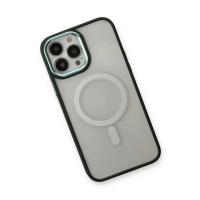 Newface iPhone 14 Pro Kılıf Room Magneticsafe Silikon - Köknar Yeşili