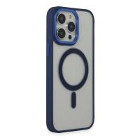 Newface iPhone 14 Pro Kılıf Room Magneticsafe Silikon - Lacivert