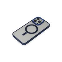 Newface iPhone 14 Pro Kılıf Room Magneticsafe Silikon - Lacivert