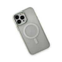 Newface iPhone 14 Pro Max Kılıf Room Magneticsafe Silikon - Su Yeşili