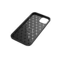 Newface iPhone 14 Plus Kılıf Auto Focus Karbon Kapak - Lacivert