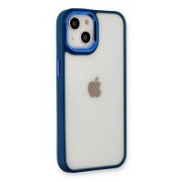 Newface iPhone 14 Plus Kılıf Dora Kapak - Mavi