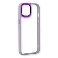 Newface iPhone 14 Plus Kılıf Dora Kapak - Lila