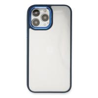 Newface iPhone 14 Pro Max Kılıf Dora Kapak - Mavi