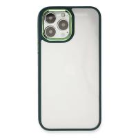 Newface iPhone 14 Pro Max Kılıf Dora Kapak - Haki Yeşil