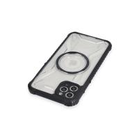 Newface iPhone 11 Pro Max Kılıf Prag Magneticsafe Kapak - Siyah
