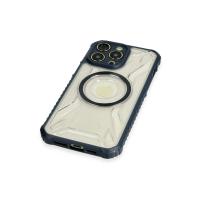 Newface iPhone 13 Pro Kılıf Prag Magneticsafe Kapak - Lacivert