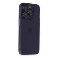 Newface iPhone 14 Pro Max Kılıf Luko Lens Silikon - Derin Mor