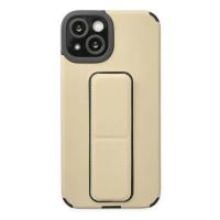 Newface iPhone 14 Plus Kılıf Mega Standlı Silikon - Gold