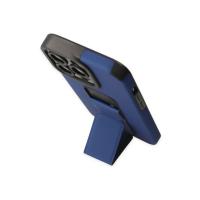 Newface iPhone 14 Pro Kılıf Mega Standlı Silikon - Mavi