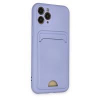 Newface iPhone 11 Pro Kılıf Kelvin Kartvizitli Silikon - Lila