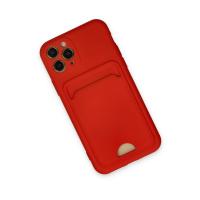 Newface iPhone 11 Pro Kılıf Kelvin Kartvizitli Silikon - Kırmızı
