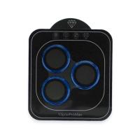 Newface iPhone 12 Pro Max Valdez Metal Kamera Lens - Mavi