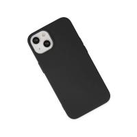 Newface iPhone 14 Plus Kılıf Nano içi Kadife Silikon - Siyah