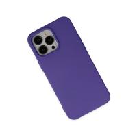 Newface iPhone 14 Pro Kılıf Nano içi Kadife Silikon - Mor