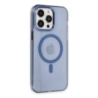 Newface iPhone 14 Pro Kılıf Tron Şeffaf Magsafe Kapak - Mavi