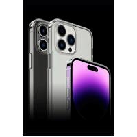 Newface iPhone 14 Pro Kılıf Tron Şeffaf Magsafe Kapak - Derin Mor