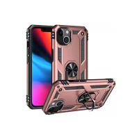 Newface iPhone 14 Plus Kılıf Sofya Yüzüklü Silikon Kapak - Rose