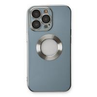 Newface iPhone 14 Pro Max Kılıf Store Silikon - Sierra Blue