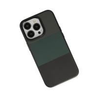 Newface iPhone 14 Pro Max Kılıf King Kapak - Gri-Siyah