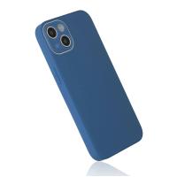 Newface iPhone 14 Plus Kılıf Glass Kapak - Mavi