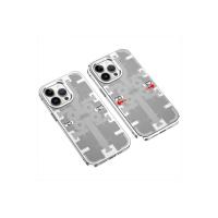 Newface iPhone 13 Pro Max Kılıf Mekanik Bumper Kapak - Gümüş