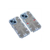 Newface iPhone 14 Kılıf Mekanik Bumper Kapak - Mavi