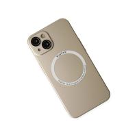 Newface iPhone 14 Kılıf Jack Magneticsafe Lens Silikon - Gold