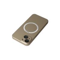 Newface iPhone 14 Kılıf Jack Magneticsafe Lens Silikon - Gold