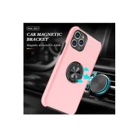 Newface iPhone 11 Pro Max Kılıf Elit Yüzüklü Kapak - Pembe