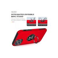 Newface iPhone 11 Pro Max Kılıf Elit Yüzüklü Kapak - Kırmızı