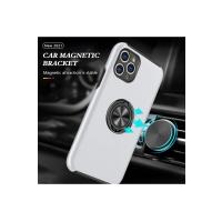 Newface iPhone 11 Pro Max Kılıf Elit Yüzüklü Kapak - Gümüş