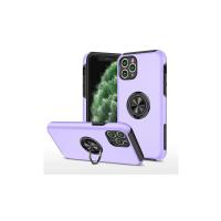 Newface iPhone 11 Pro Max Kılıf Elit Yüzüklü Kapak - Mor