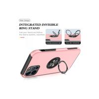 Newface iPhone 12 Pro Max Kılıf Elit Yüzüklü Kapak - Pembe