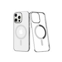 Newface iPhone 12 Pro Max Kılıf Element Magneticsafe Sert Kapak - Gümüş