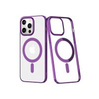 Newface iPhone 12 Pro Max Kılıf Element Magneticsafe Sert Kapak - Derin Mor