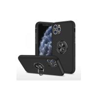 Newface iPhone 11 Pro Kılıf Elit Yüzüklü Kapak - Siyah