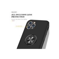 Newface iPhone 11 Pro Kılıf Elit Yüzüklü Kapak - Siyah