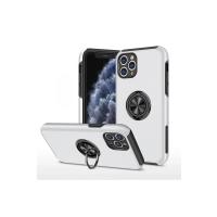 Newface iPhone 11 Pro Kılıf Elit Yüzüklü Kapak - Gümüş