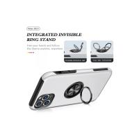 Newface iPhone 11 Pro Kılıf Elit Yüzüklü Kapak - Gümüş