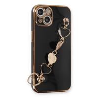 Newface iPhone 14 Kılıf Esila Silikon - Siyah