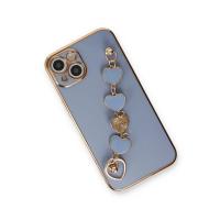 Newface iPhone 14 Plus Kılıf Esila Silikon - Gri