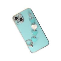 Newface iPhone 14 Plus Kılıf Esila Silikon - Su Yeşili