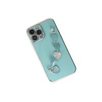 Newface iPhone 14 Pro Kılıf Esila Silikon - Su Yeşili