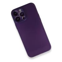 Newface iPhone 14 Pro Kılıf PP Ultra İnce Kapak - Mor